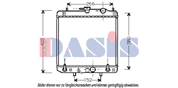 AKS DASIS radiatorius, variklio aušinimas 360017N